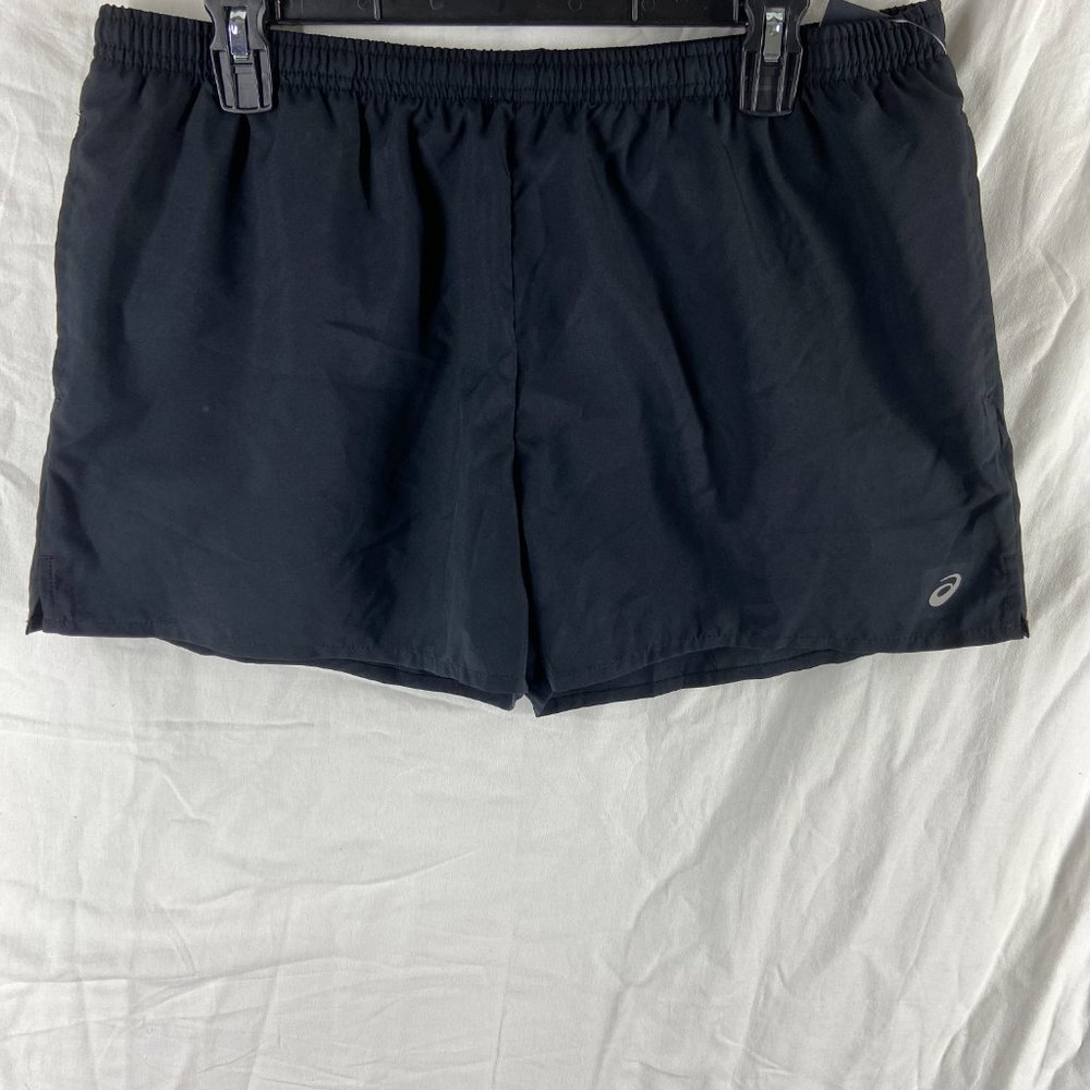 Asics Womens Black 3.5 in Running Shorts Size XL